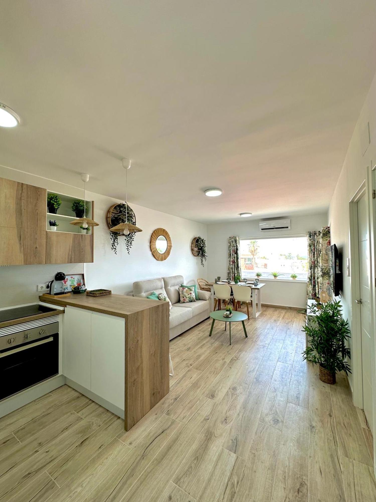 מוחקאר Apartamento Villa Azul, 1ª Linea De Playa מראה חיצוני תמונה