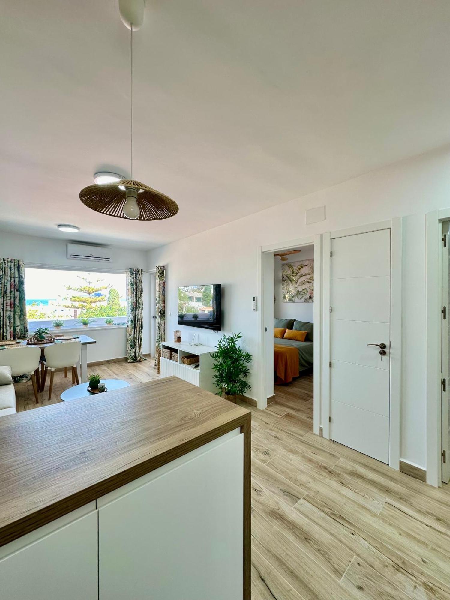 מוחקאר Apartamento Villa Azul, 1ª Linea De Playa מראה חיצוני תמונה
